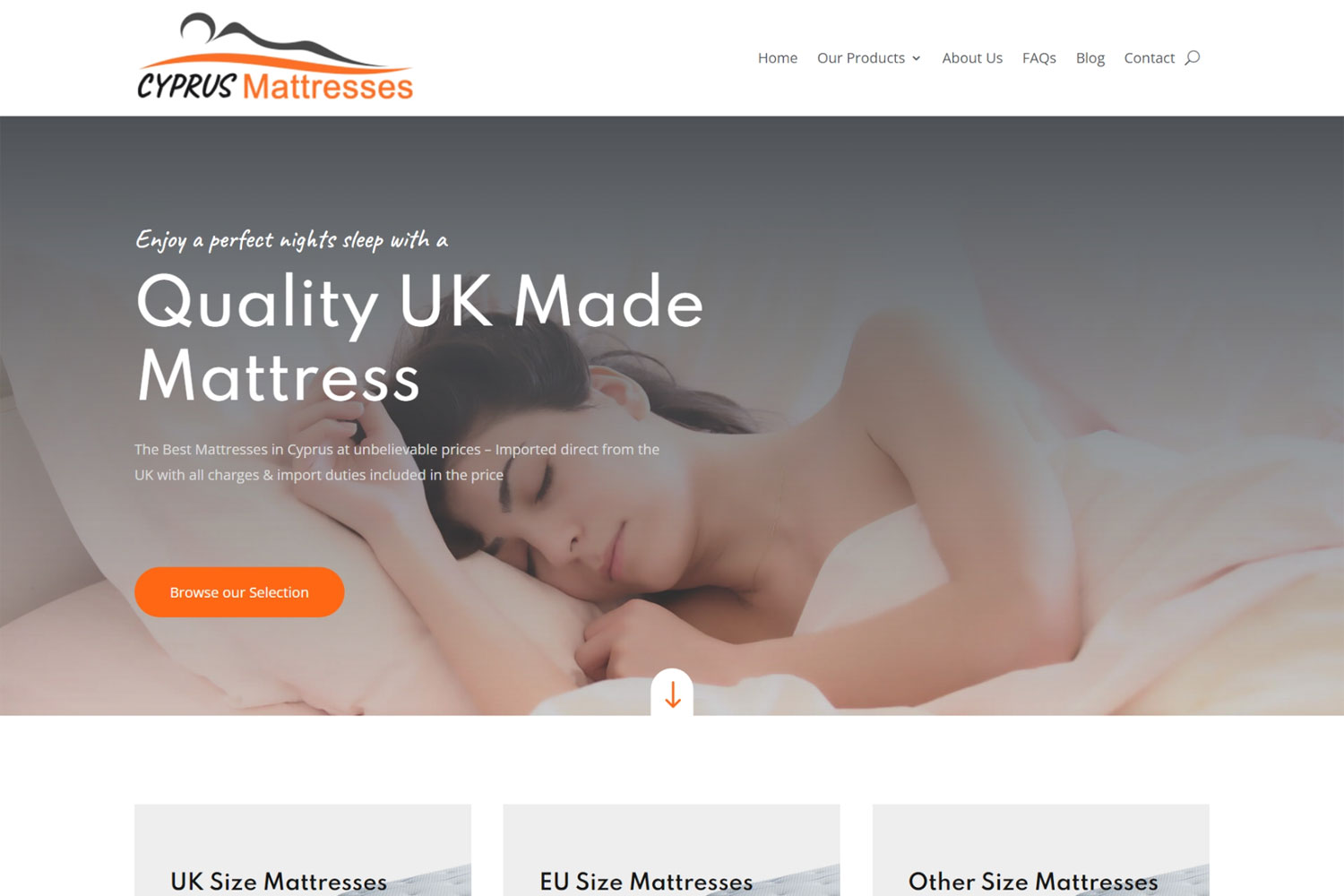 Cyprus Mattresses New Website Launched